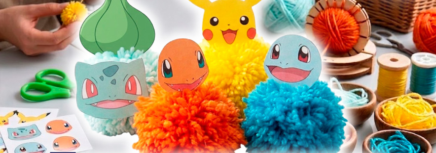 Creaci&oacute;n de pompones Pok&eacute;mon